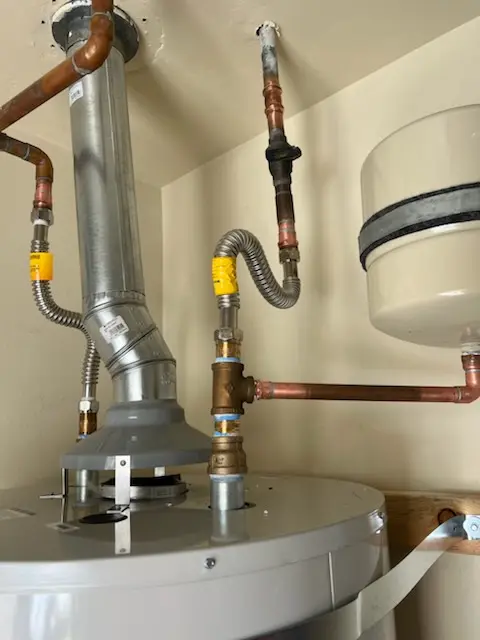 Water heater installation and plumbing repair in Johnson Park